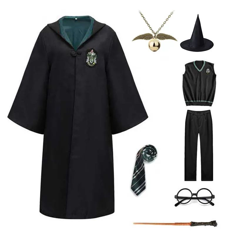 Harry Potter Adult children Performance clothing Long robe a-图1