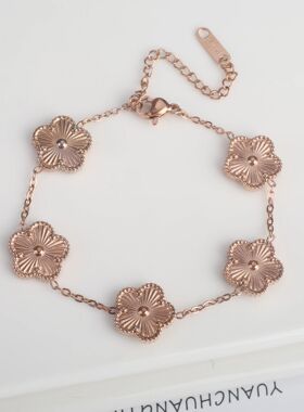 Hot Sale Stainless Steel Laser Five Leaf Flower Petal Adjust