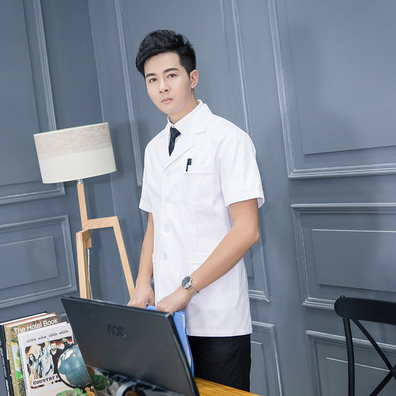 医用长袖男女冬装加厚实验室白大褂 光芒天使医护制服