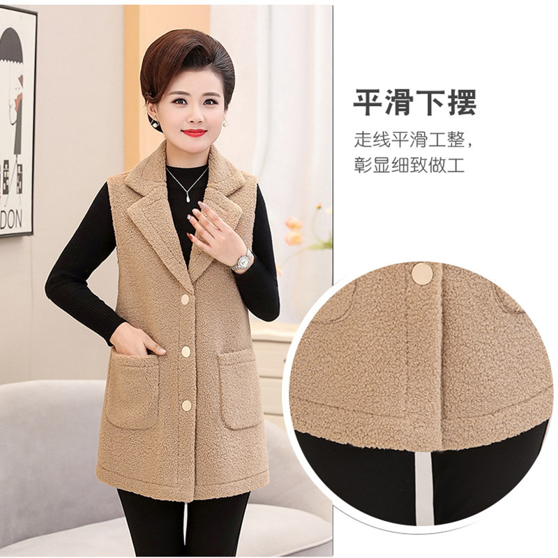 中年马夹春秋长款外套40岁50马褂 奥可蔓中老年女装