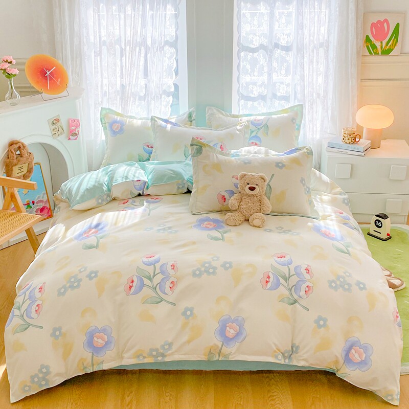 【开学季3】可爱风亲肤磨毛印花四件套学生加厚三件套