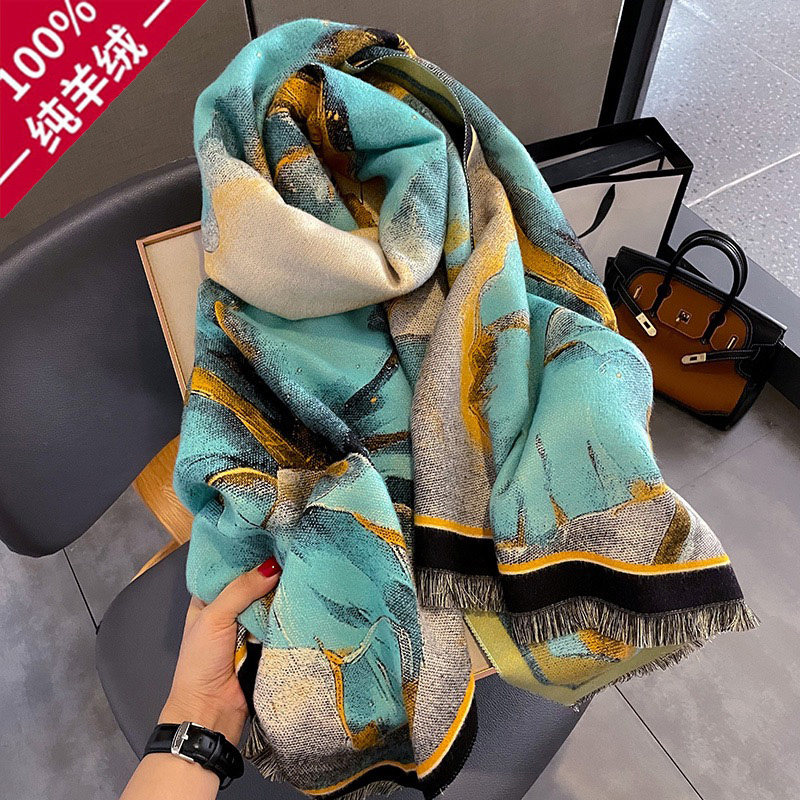 鄂尔多斯市100%山羊绒围巾女冬季时尚百搭保暖羊绒披肩高端送礼盒,淘宝优惠券,粉丝福利购,淘宝优惠卷