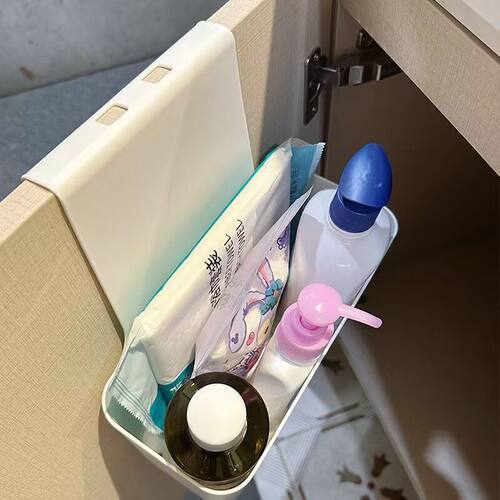 新款橱柜门收纳盒壁挂式姜蒜调料挂篮厨房置物架用品家用大全神器 - 图1