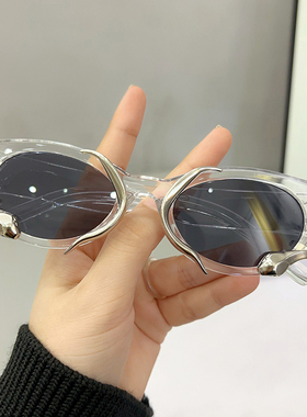 小脸墨镜女防紫外线gm圆脸大脸显瘦眼睛男士高级感太阳镜夏街拍