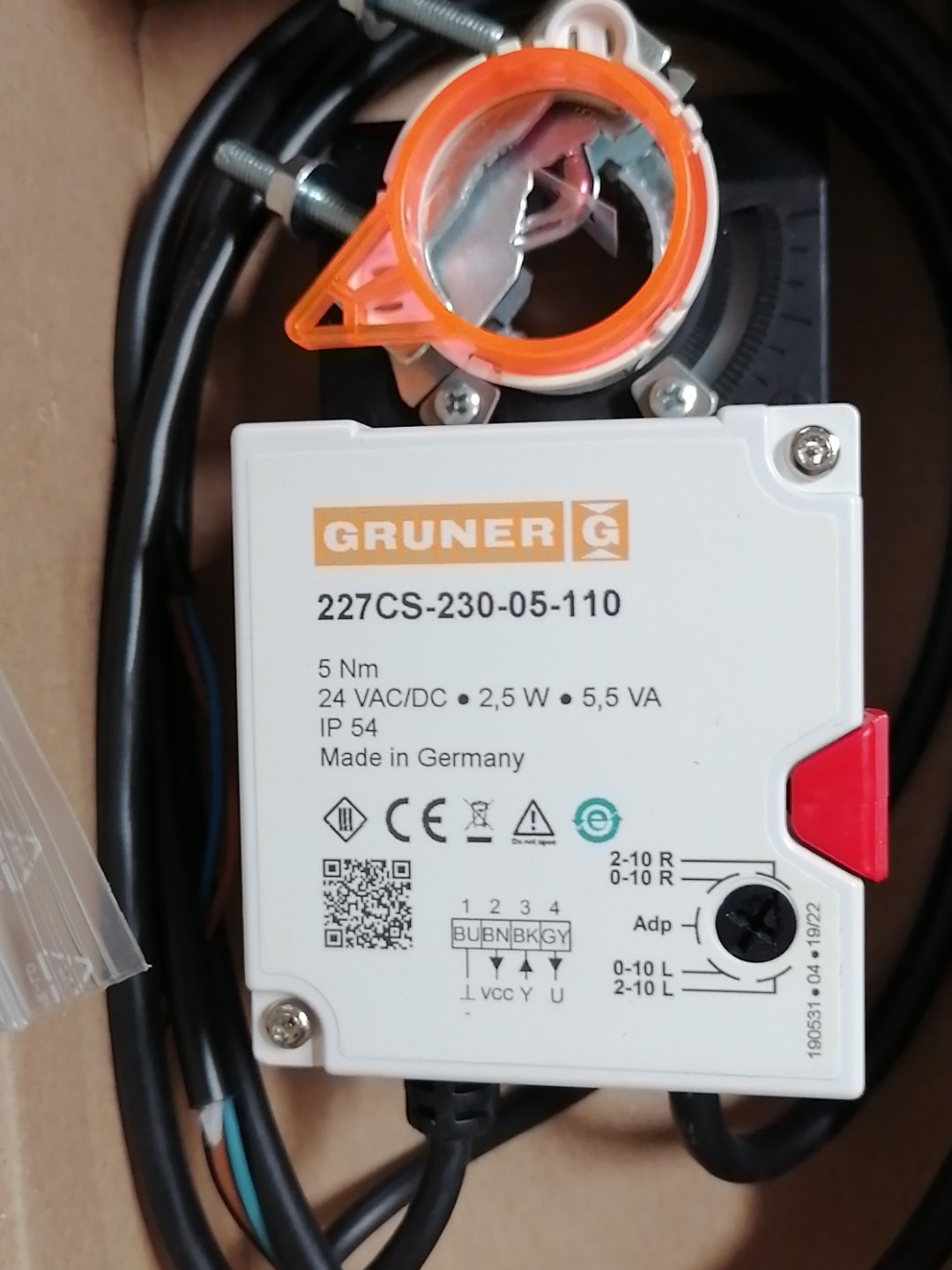 GRUNER执行器 227CS-230-05-110-图1