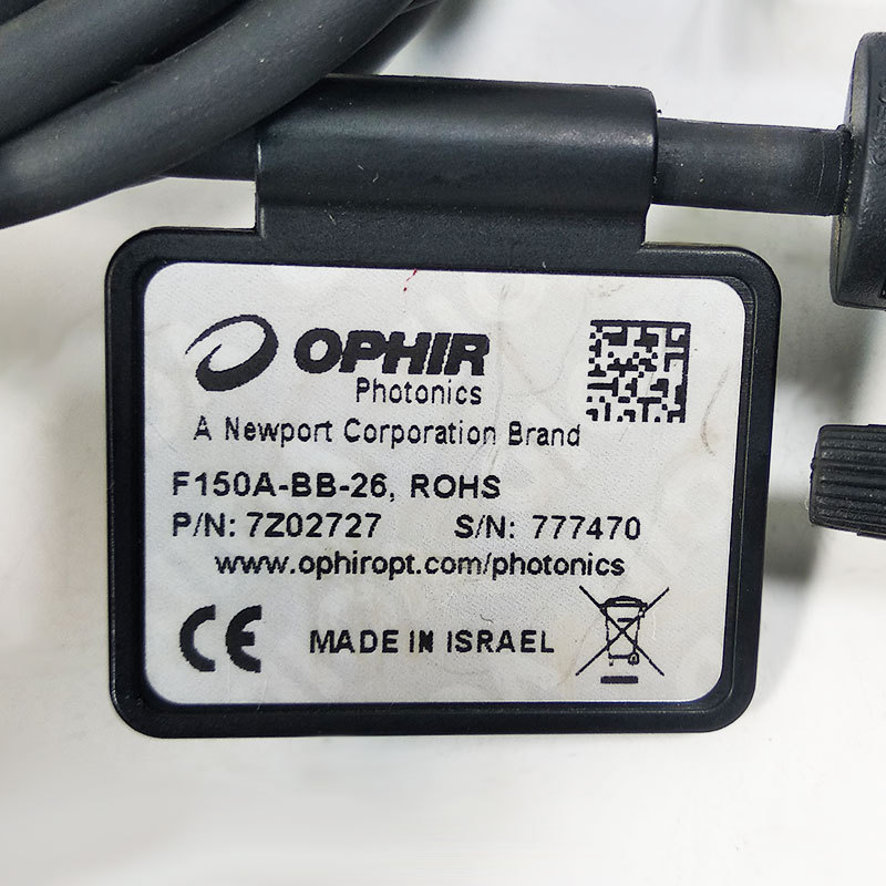 OPHIR激光功率计探头F150A-BB-SH-26 ROHS PN:7Z02727/JUNO ROHS - 图1