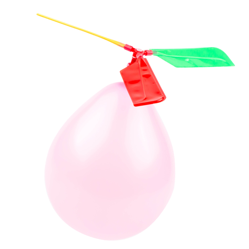 儿童气球直升机气球飞碟科学实验减压创意科技小制作男女孩玩具 - 图0