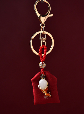 锦鲤宝吉懿项链女夏玉鱼