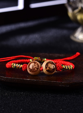 桃木12生肖牛马羊猴鸡