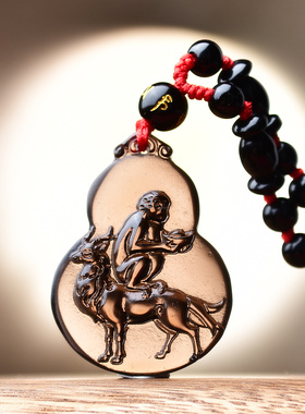 淘运开阁白泽封侯吉宏吊坠2026年属蛇人的吉祥物男女生肖蛇项链