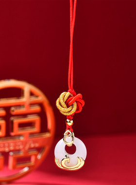 易明开居龙凤灵葫平安扣项链