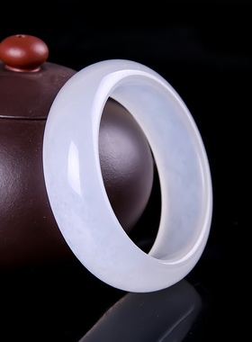 玉器手镯白玉手镯冰种手镯玉镯子青白玉手镯浅绿手镯