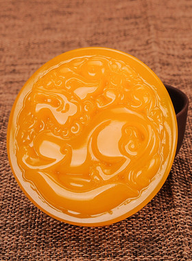 玉器新疆和田羊脂玉黄龙玉貔貅皮带扣黄玉腰带扣挂件玉石皮带