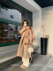 Autumn and winter comfortable and simple loose coat above the knee