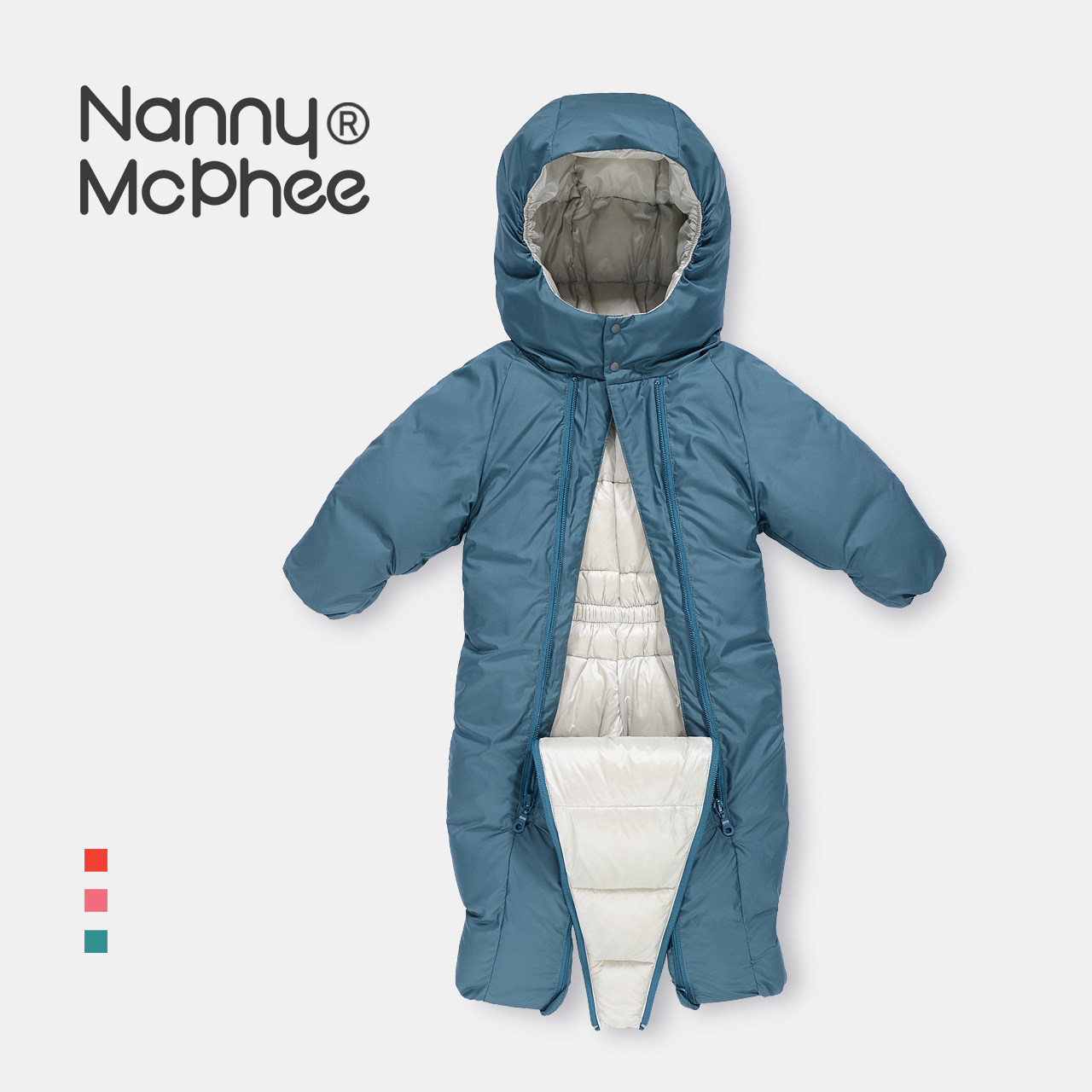 保姆麦克菲宝宝羽绒连体服抱服睡袋 nannymcphee羽绒连体衣