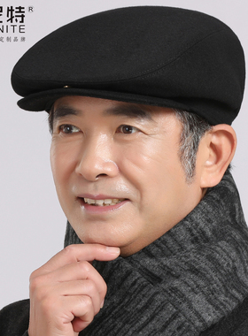 男秋冬季鸭舌帽前进帽平顶帽帽子