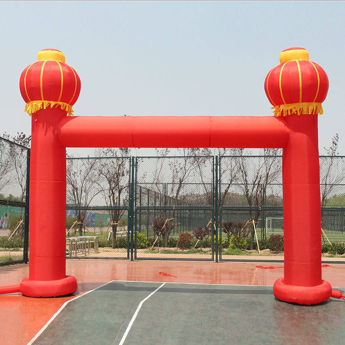 充气立柱拱门灯笼气模开业庆典活动凯旋门室外彩虹门可印字加灯带
