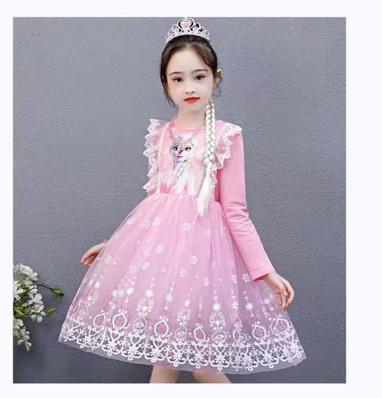 艾莎公主裙爱莎裙子冰雪奇缘生日礼物辛苦洛丽塔中小童连衣裙洋气,淘宝优惠券,粉丝福利购,淘宝优惠卷
