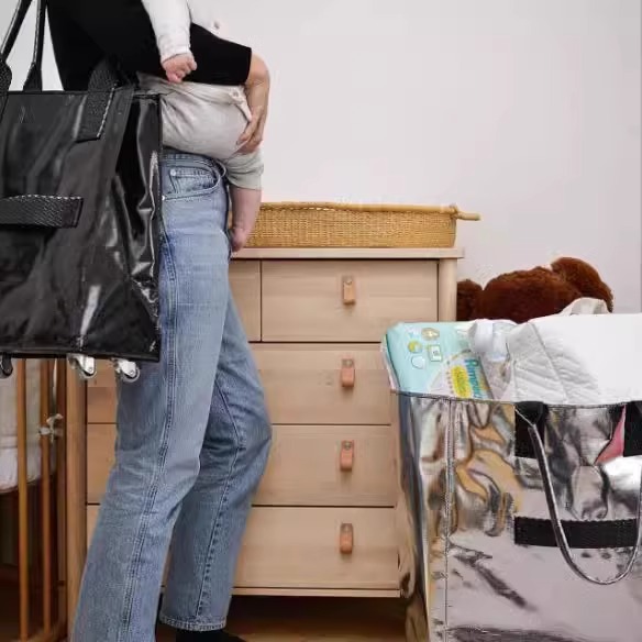 瑞士HULKEN浩肯包同款折叠拖轮包行李包户外出差旅行大容量买菜包 - 图2