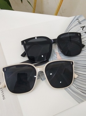 GM墨镜ins显瘦韩版情侣街拍黑色