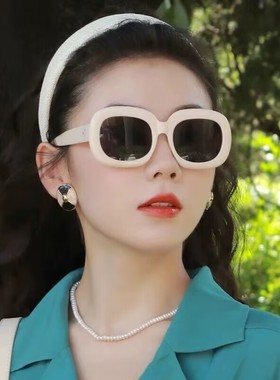 遮阳方形复古风男女太阳镜