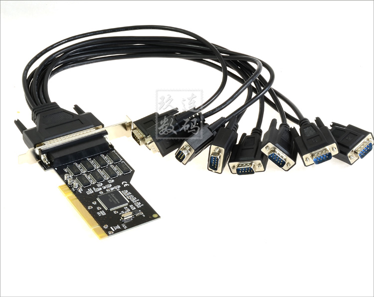 西霸SYBA PCI 转8口串口卡 RS232工控多用户卡 台式机8口串口卡 - 图1