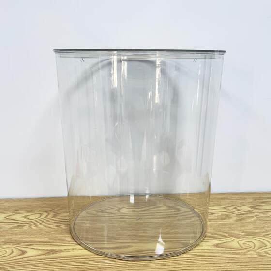 Sealed drum popcorn bucket display bucket supermarket dried fruit shop roasted seeds and nuts shop display oversized transparent storage drum