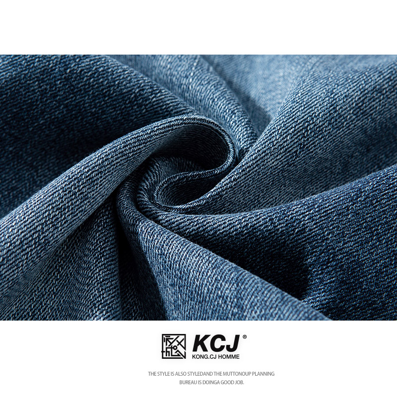 宽松直筒男2021年九分休闲牛仔裤子 空城计牛仔裤