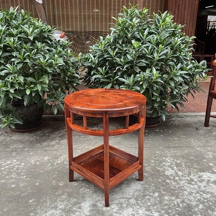 红木小圆桌缅甸花梨木大果紫檀茶几休闲小桌子,淘宝优惠券,粉丝福利购,淘宝优惠卷