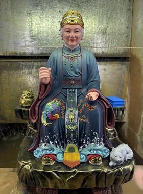 常乐黑老太太黑奶奶铁刹山法摆件