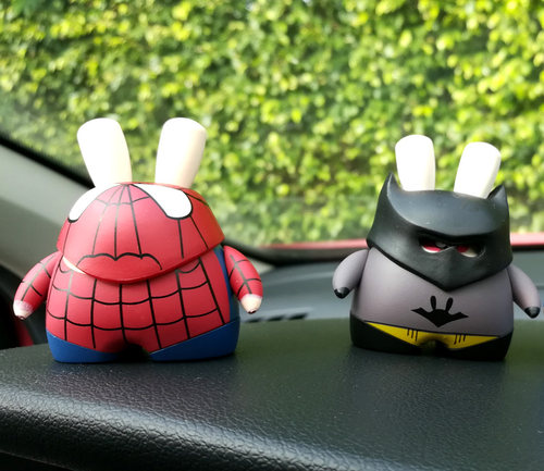 家居装饰摆件创意礼物面具熊玩具公仔卡通汽车中台摆件漫画英雄系 - 图0