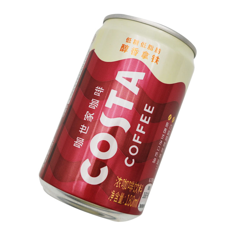 COSTA咖世家即饮咖啡美式焙享醇香拿铁迷你罐装饮料180ml24罐整箱-图2