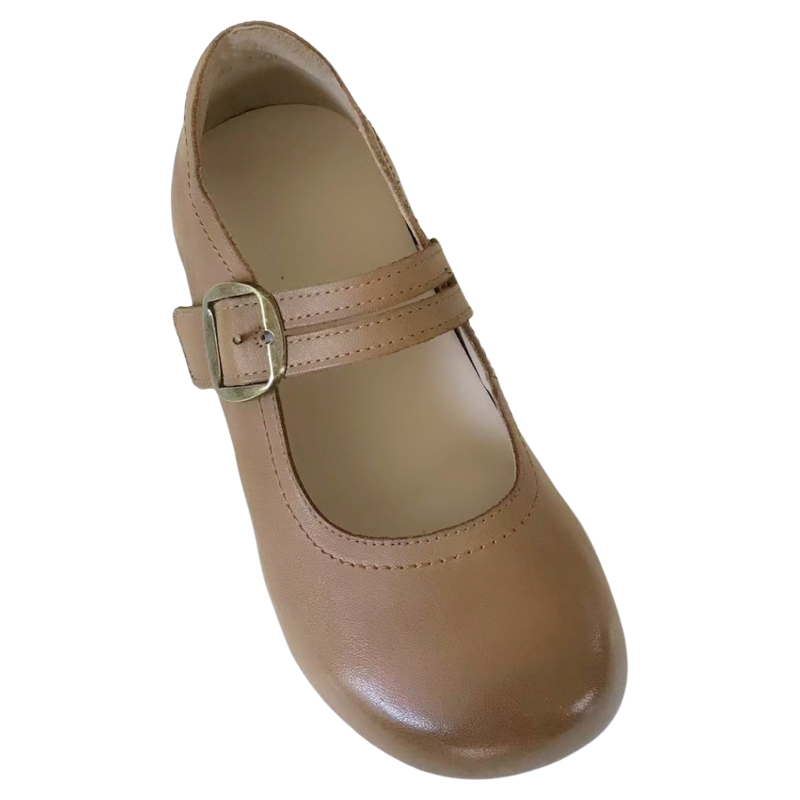 复古圆头真皮女鞋2026新款乐福鞋软皮软底平底浅口单鞋百搭小皮鞋,淘宝优惠券,粉丝福利购,淘宝优惠卷