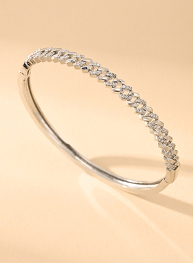 欧美时尚百搭ins轻奢风满钻手镯