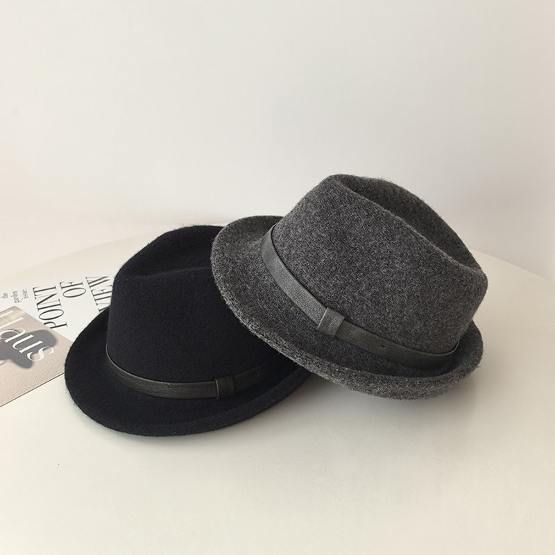 羊毛针织时尚绅士帽子女秋冬季男士英伦复古风卷边休闲爵士帽礼帽,淘宝优惠券,粉丝福利购,淘宝优惠卷