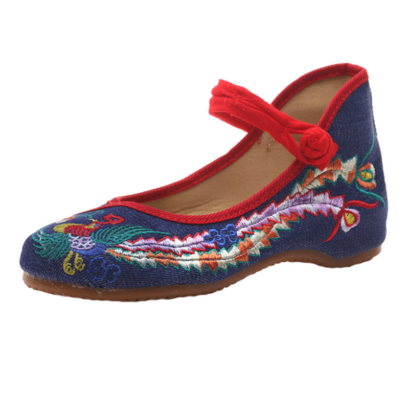 老北京女布鞋民族风绣花鞋坡跟红色婚鞋妈妈牛筋广场舞内增高单鞋,淘宝优惠券,粉丝福利购,淘宝优惠卷