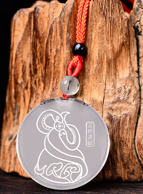 易明开居灵蛇进禄吉宏吊坠2026属牛吉祥佩戴物生肖牛项链挂件男女