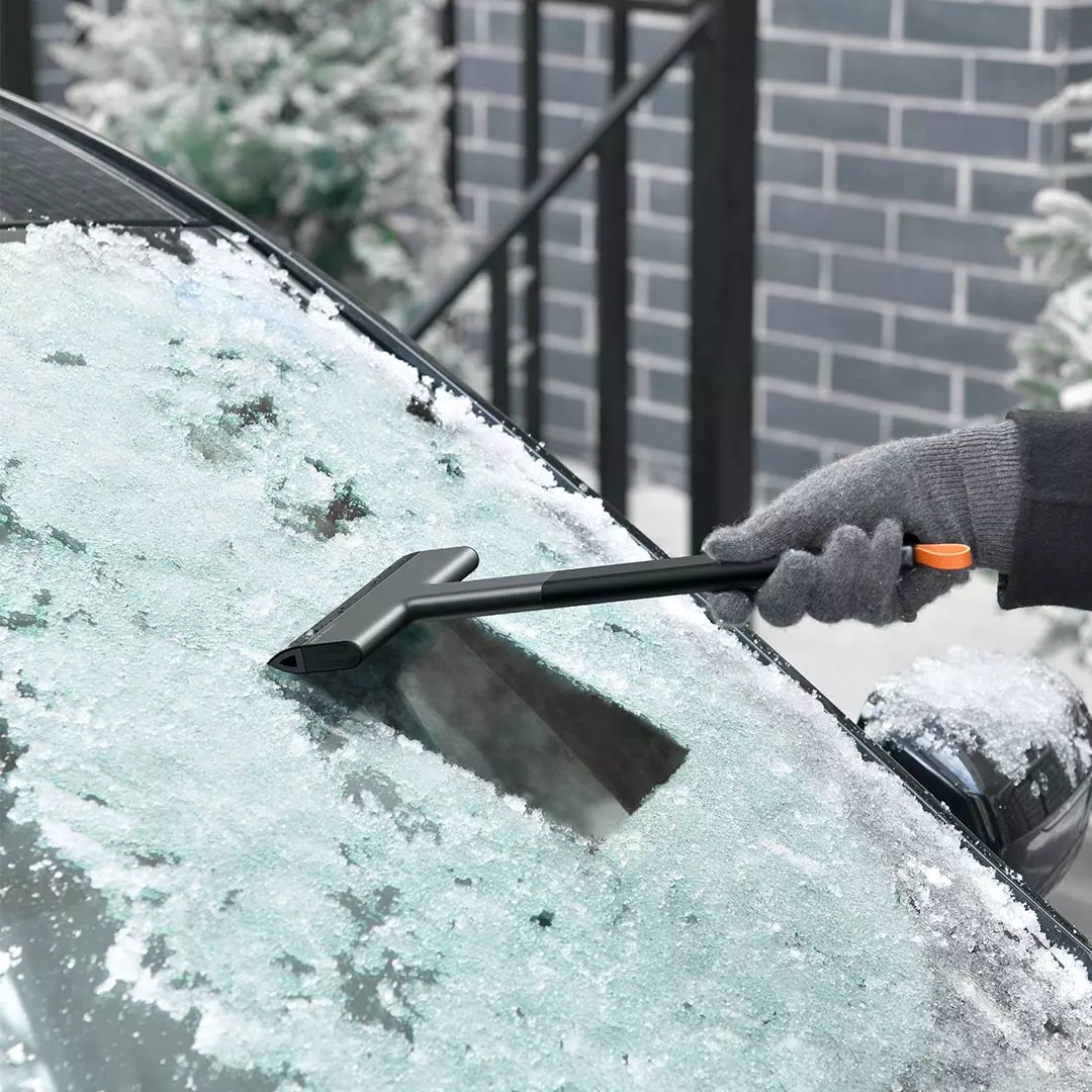 倍思汽车除雪铲车用多功能玻璃刮雪板玻璃扫雪刷冬季清雪铲雪工具 - 图1
