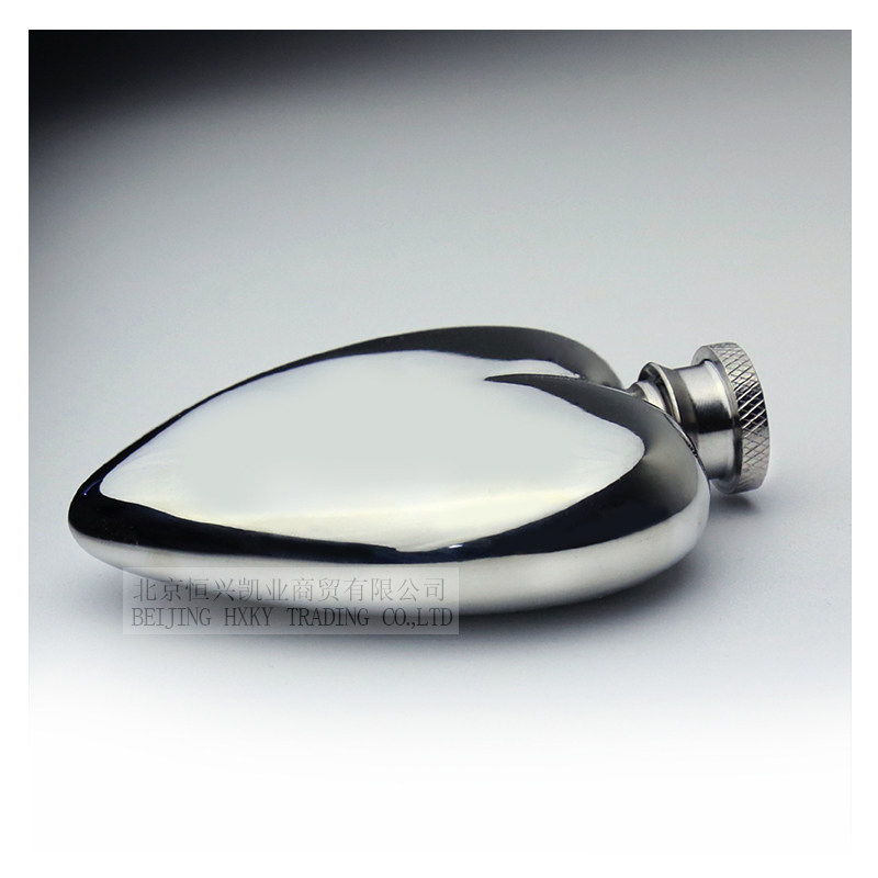 Edwin Blyde 英国进口 随身锡酒壶 心形酒壶 户外露营复古英伦风 - 图1