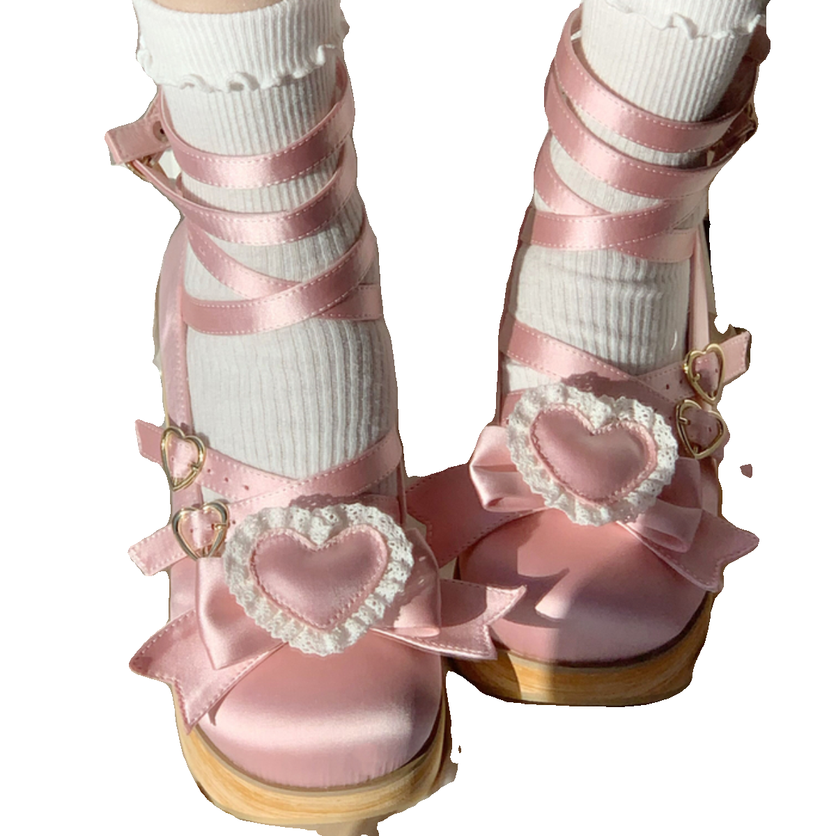 【现货】心跳律动鹿沉汐原创洛丽塔复古可爱古早doll感厚底松糕鞋,淘宝优惠券,粉丝福利购,淘宝优惠卷