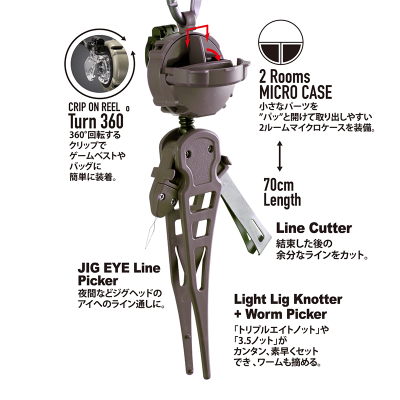 日本进口第一精工快速打结器 伸缩扣 磨钩器绑结 取钩器器穿线器 - 图2