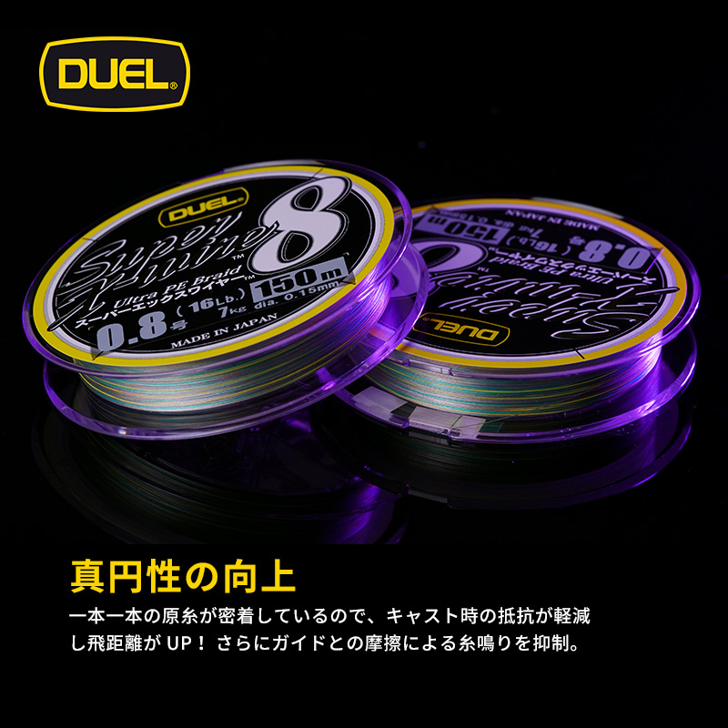 日本杜尔乐DUEL进口 Super X-wire8编PE线路亚线筏钓淡水海钓鱼线 - 图0