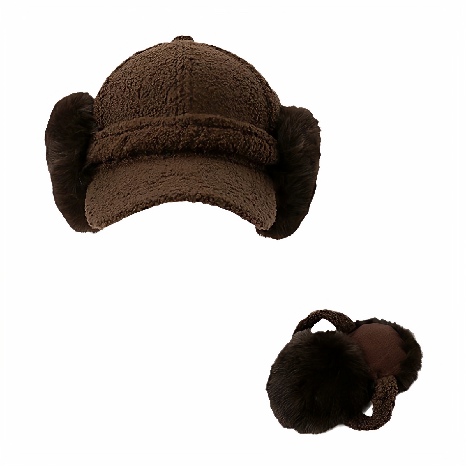 可拆卸鸭舌护耳帽韩国加绒保暖秋冬羊毛运动帽子高尔夫球帽女用品,淘宝优惠券,粉丝福利购,淘宝优惠卷