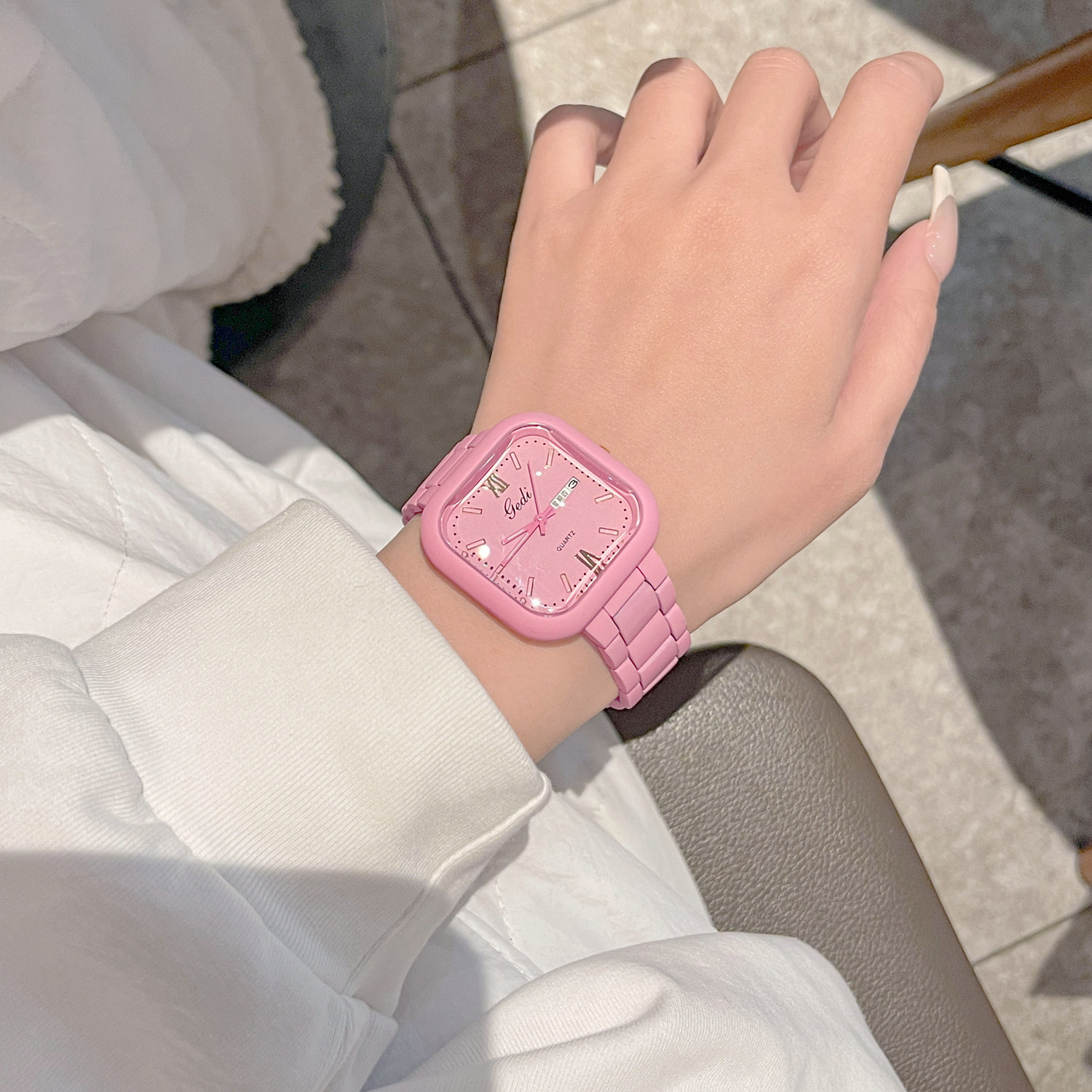 庄庄皇上学院风手表女款学生初高中轻奢小众高级感只看时间高颜值
