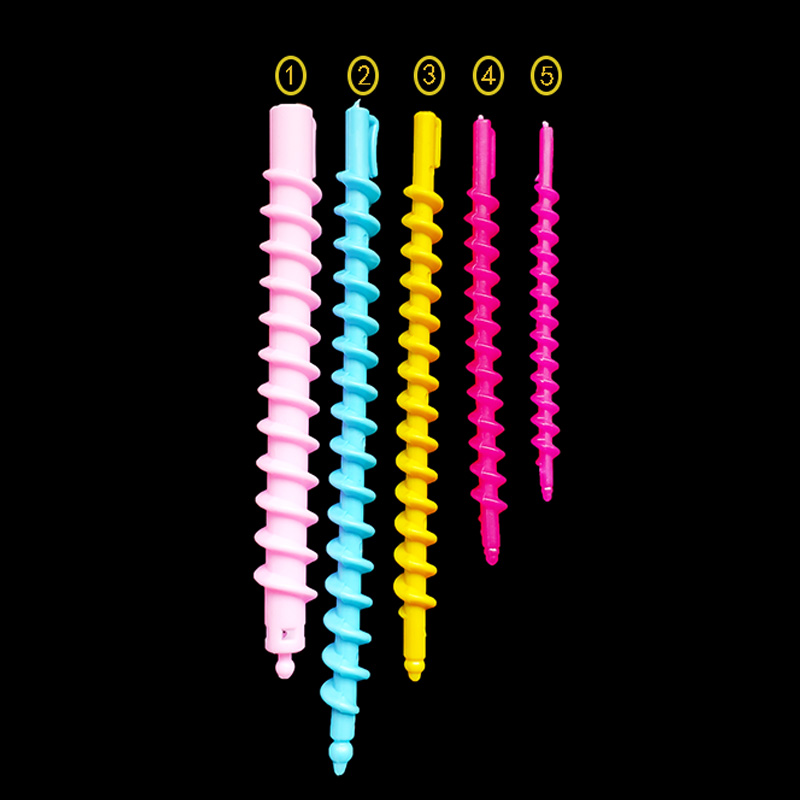 螺旋烫发杠子实心螺丝杠卷发烫发羊毛卷冷烫螺纹发廊美发工具用品