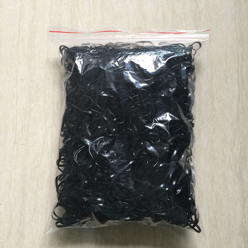 盘发黑色小橡皮筋一次性扎头发皮套皮筋皮圈发廊专用美发用品大全