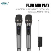 Wireless Motion Lap Mic V Segment Family KTV Singing Outdoor Sound Conference Performance General rechargeable microphone