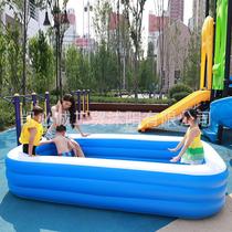 A Inflatable Swimming Pool Thickened Pool Adult Children Inflatable Pool Baby Outdoor Home Pool Swimming Barrel Set