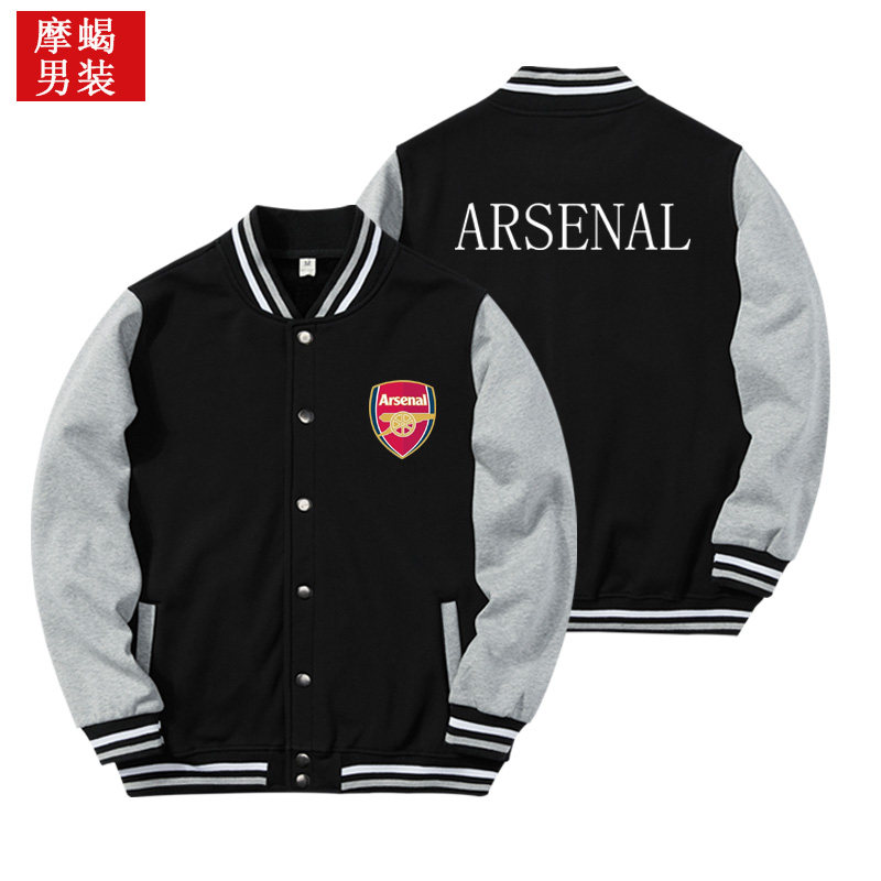 秋冬款立领开衫卫衣男isn足球运动 摩蝎卫衣