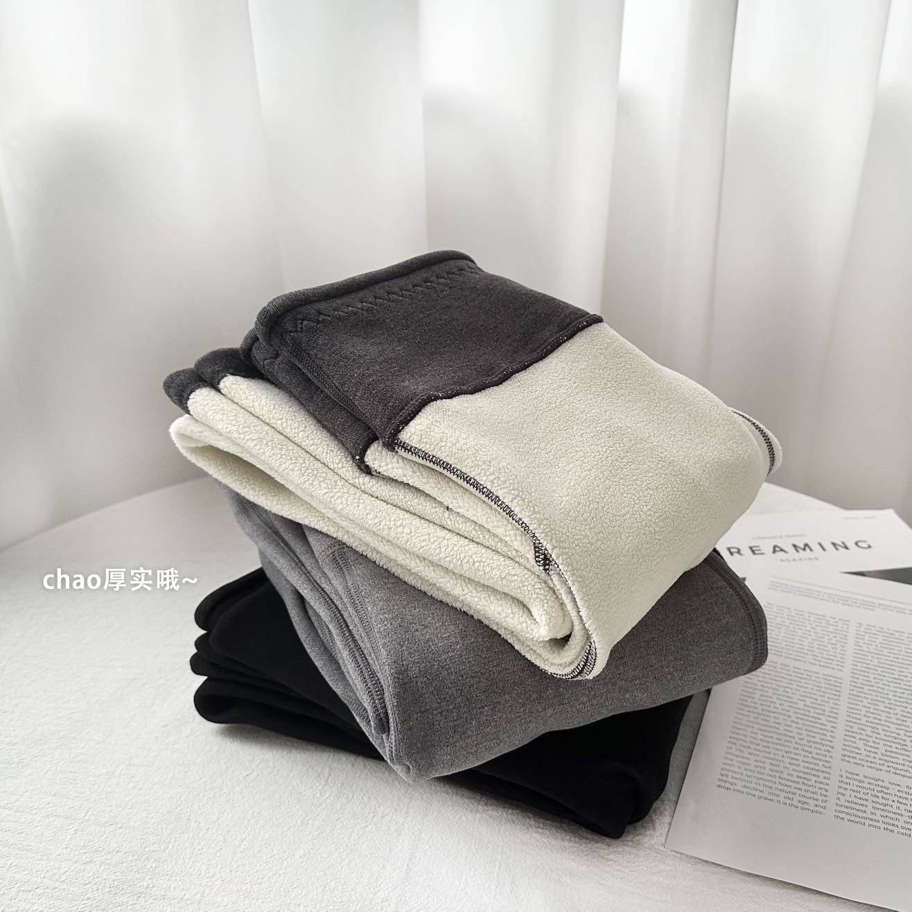 吾馨2521秋冬新款加绒喇叭裤女外穿显瘦高腰提臀打底裤垂感微喇裤,淘宝优惠券,粉丝福利购,淘宝优惠卷